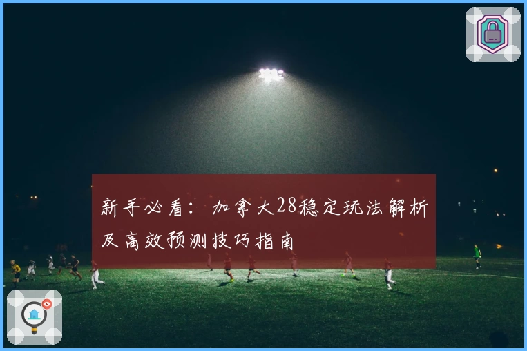 新手必看：加拿大28稳定玩法解析及高效预测技巧指南